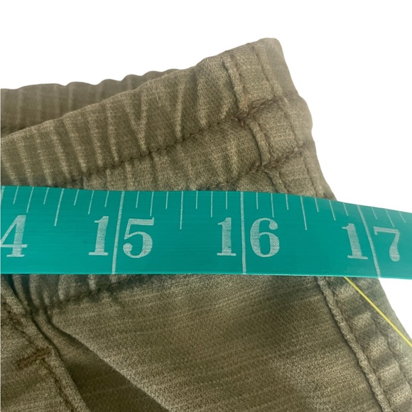 Lands End high rise straight leg army green cargo jogger pants size 12 - Picture 9 of 10